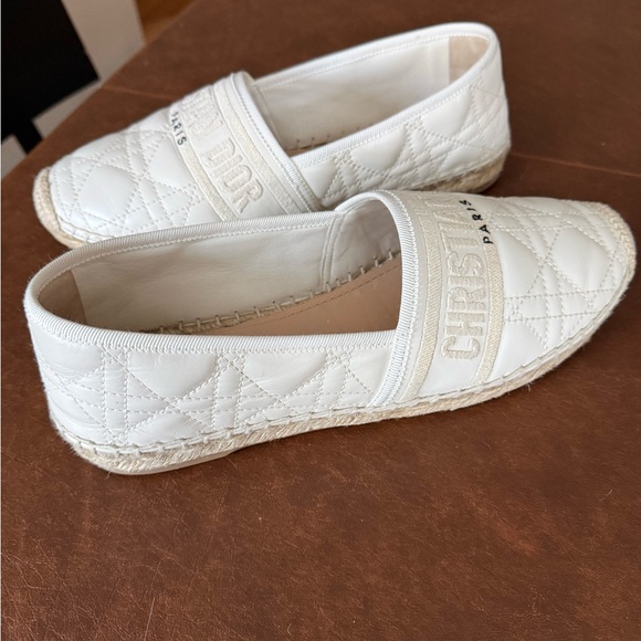Christian Dior Quilted Granville Espadrilles—Like New